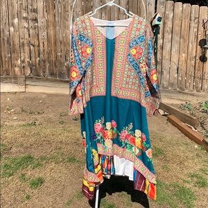 Colorful Boho Festival Dress 14-16